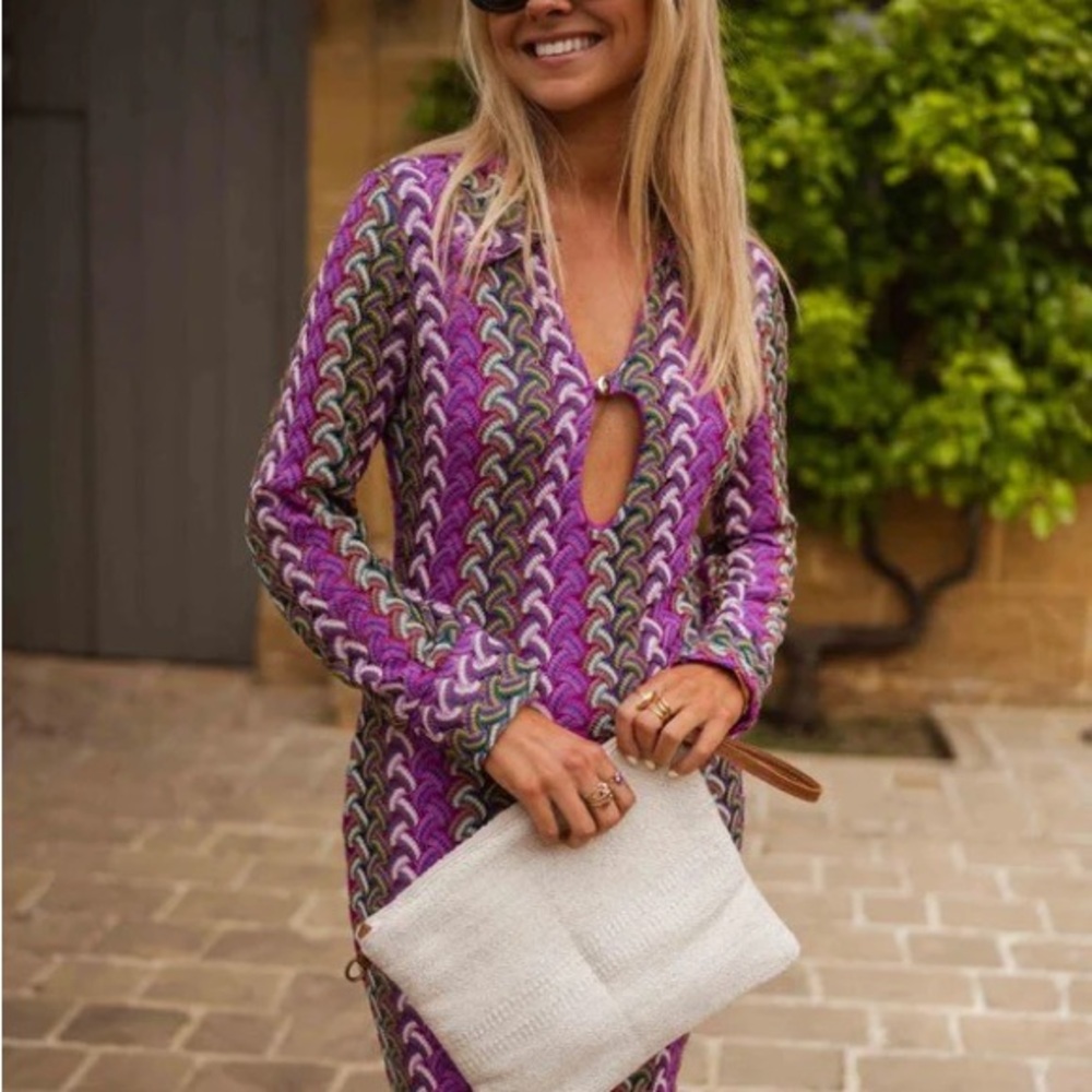 Crochet knit Maxi Dress